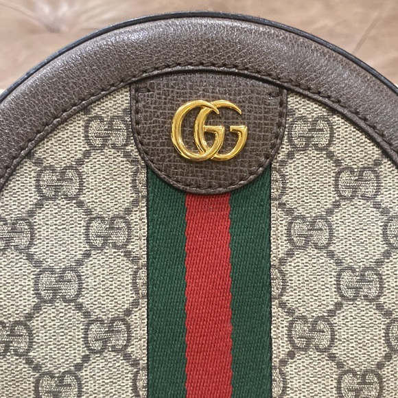 Gucci Ophidia Gg Pattern Round Chain & dust bag - Picture 4 of 12